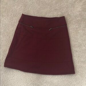 Athleta burgundy  Red Mini Skirt
